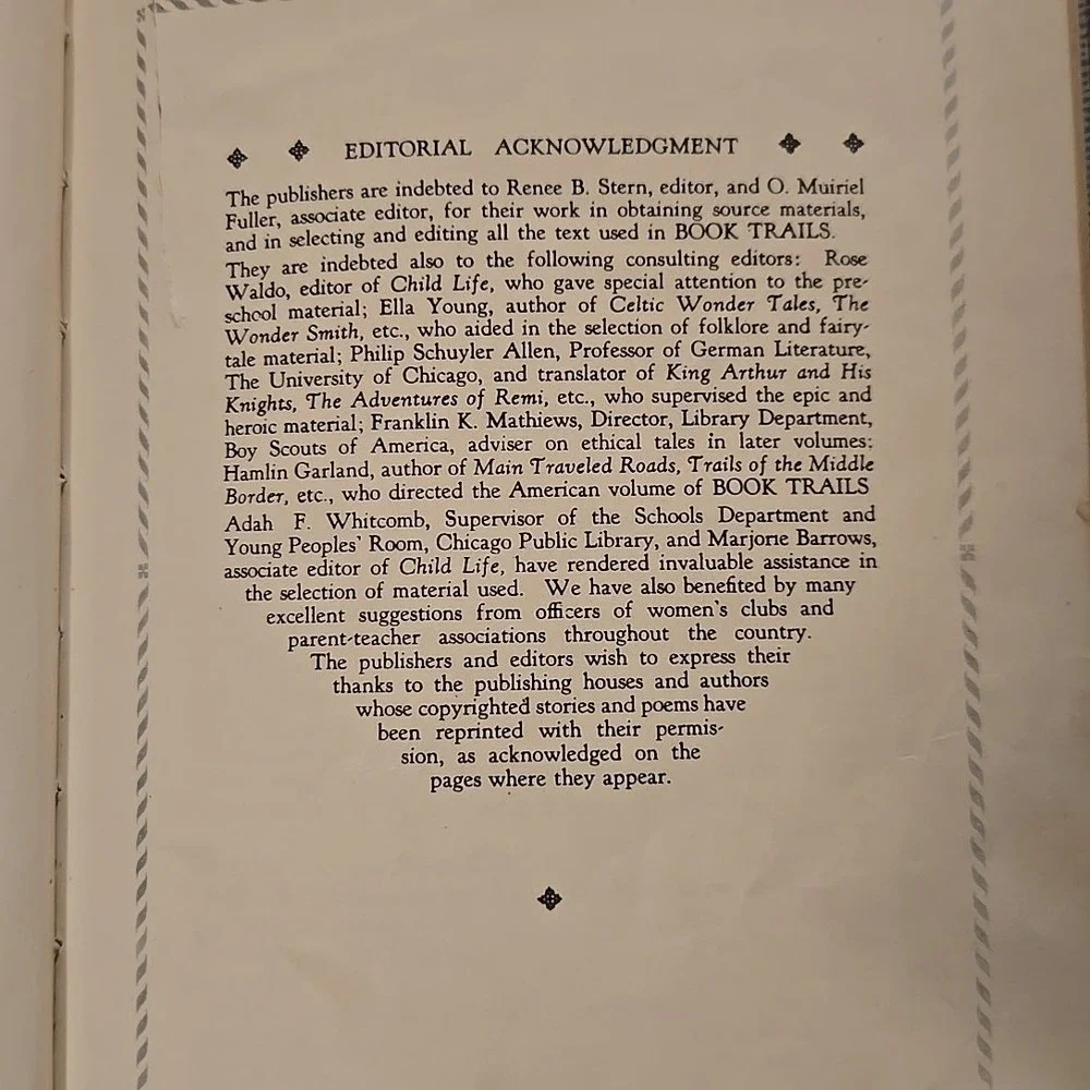 VTG 1946 Book Trails Through The‎ Wildwood Child Development Red Embossed HC USA